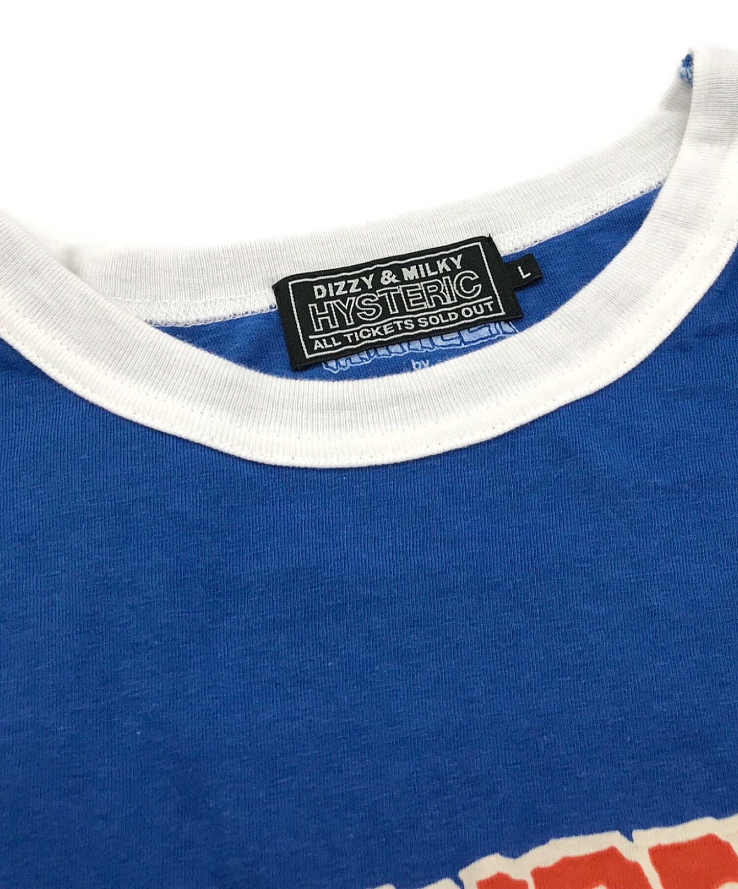 [Pre-owned] Hysteric Glamour 22SS VAMPIRELLA HYSTERIC ISSUE / Short-Sleeved Cut & Sew / Printed Cut & Sew 02222CT02