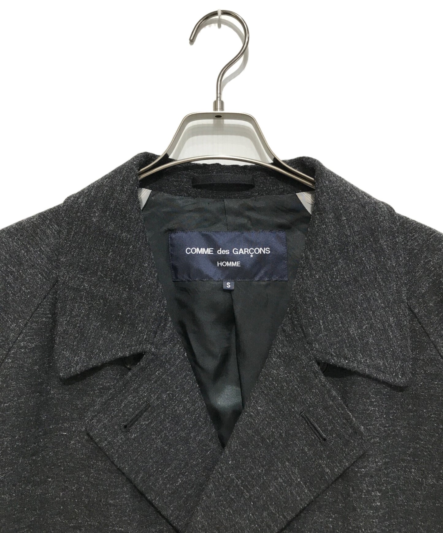 [Pre-owned] COMME des GARCONS HOMME 23AW Wool Henri Bone Coat/Double Coat HL-C004