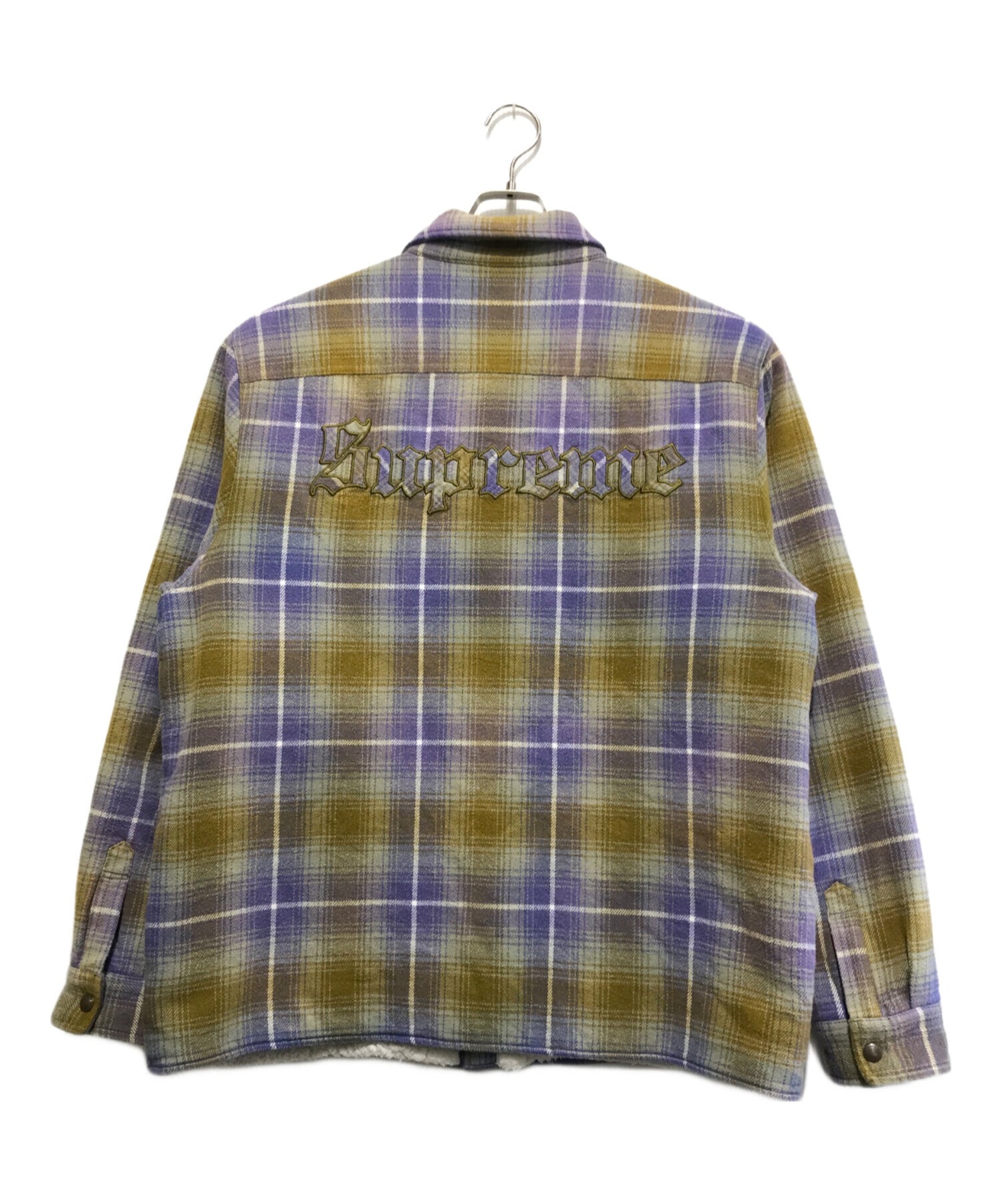 Supreme Shearling Supreme shearling lined flannel shirt Lined