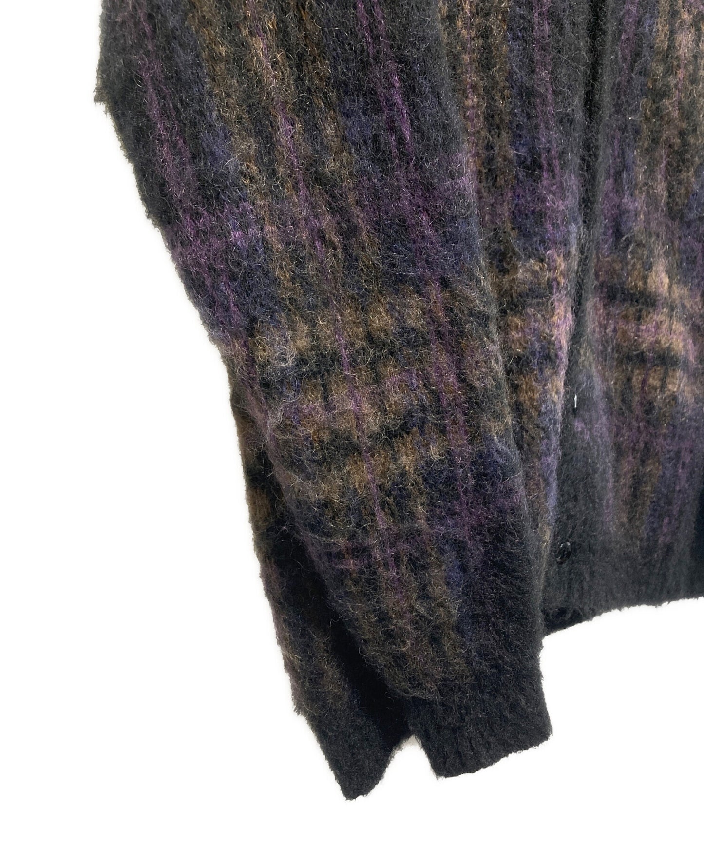 [Pre-owned] Needles Mohair-blend knit cardigan NS1505