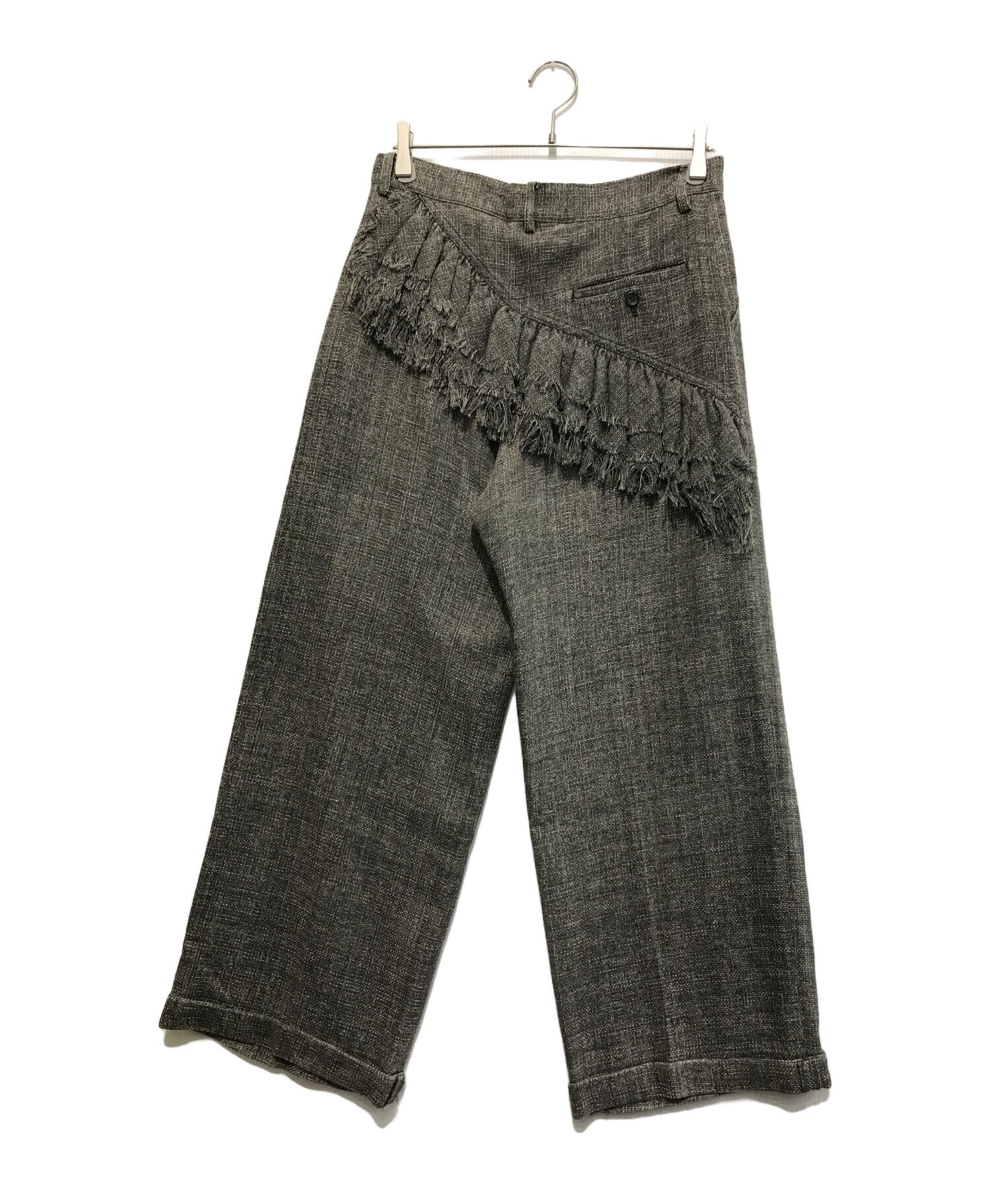 [Pre-owned] Y's Silk Check Pants/Design Pants/Pants YQ-P10-406