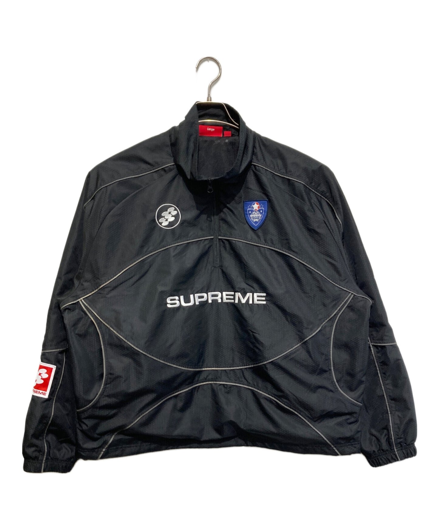 [Pre-owned] SUPREME Reflective Piping Pullover Jacket