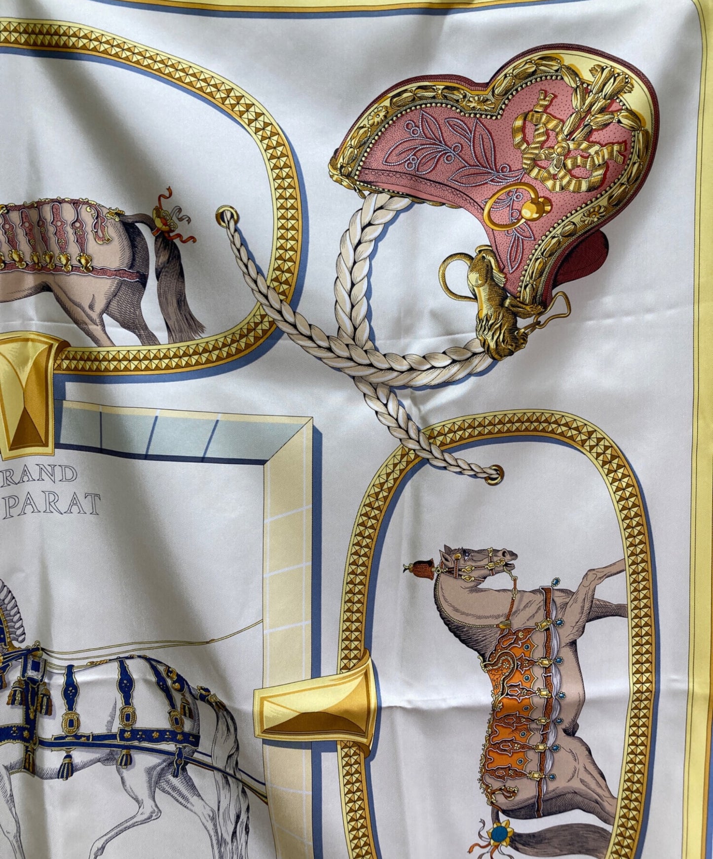 [Pre-owned] HERMES Carré 90 GRAND APPARAT/Horse in full dress 001364S