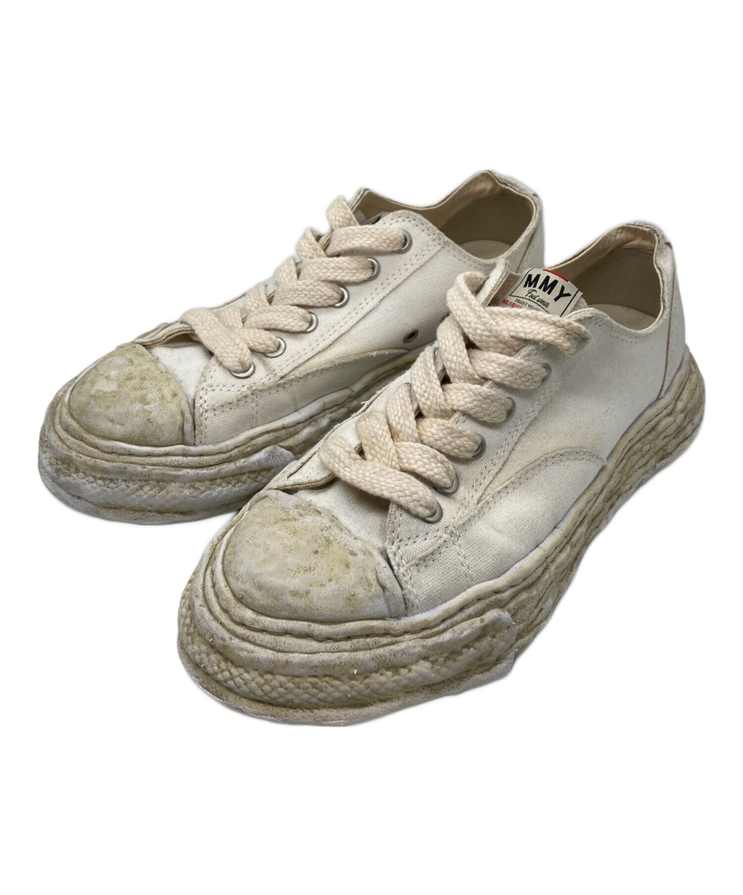 [Pre-owned] Maison MIHARA YASUHIRO PETERSON23 OG Dyed Sole Canvas Low-top Sneaker A13FW713