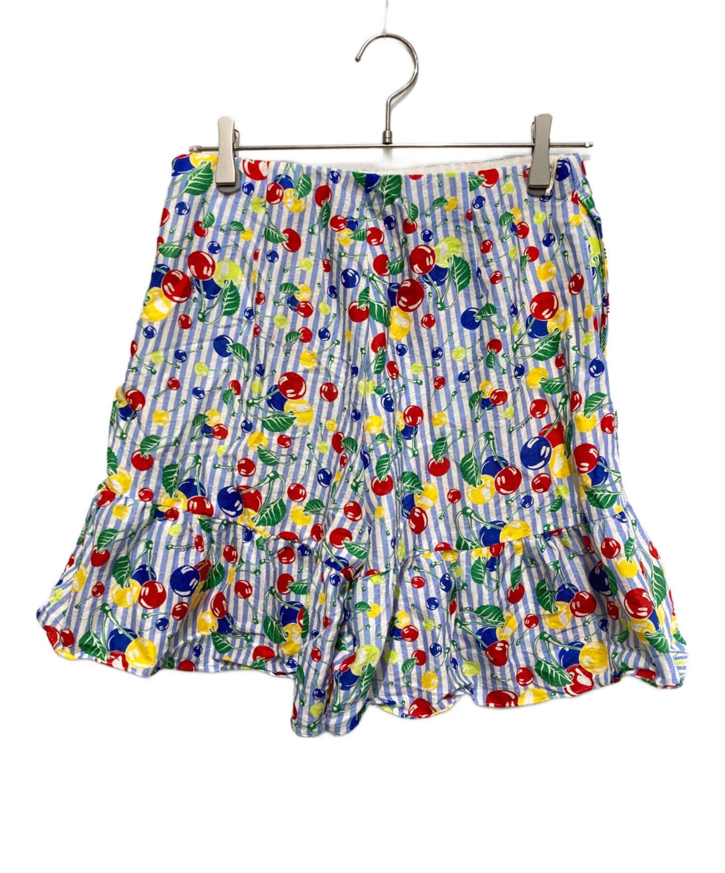 [Pre-owned] GUCCI Cherry Stripe Shorts/Shorts/Ruffle Pants 739766
