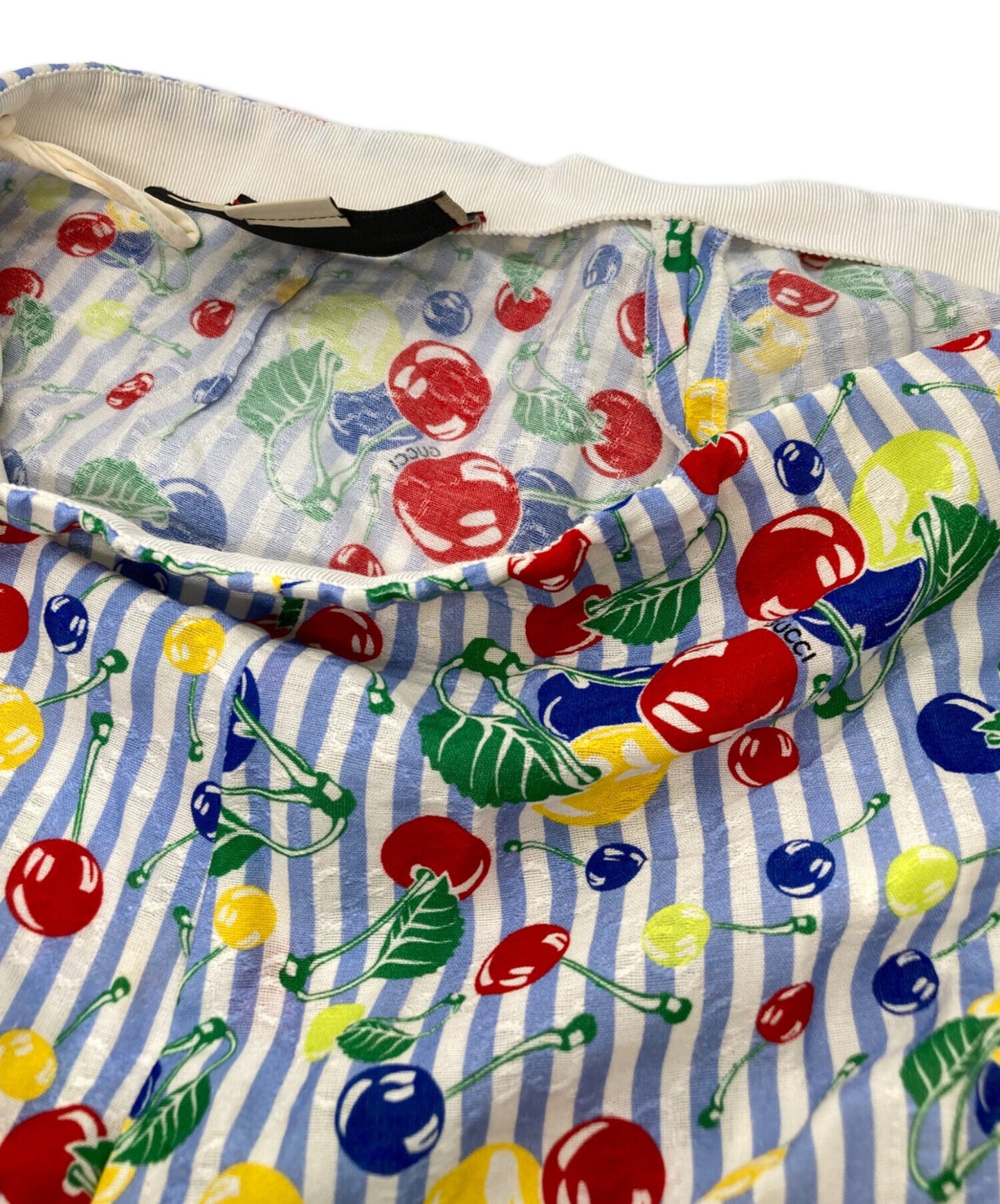[Pre-owned] GUCCI Cherry Stripe Shorts/Shorts/Ruffle Pants 739766