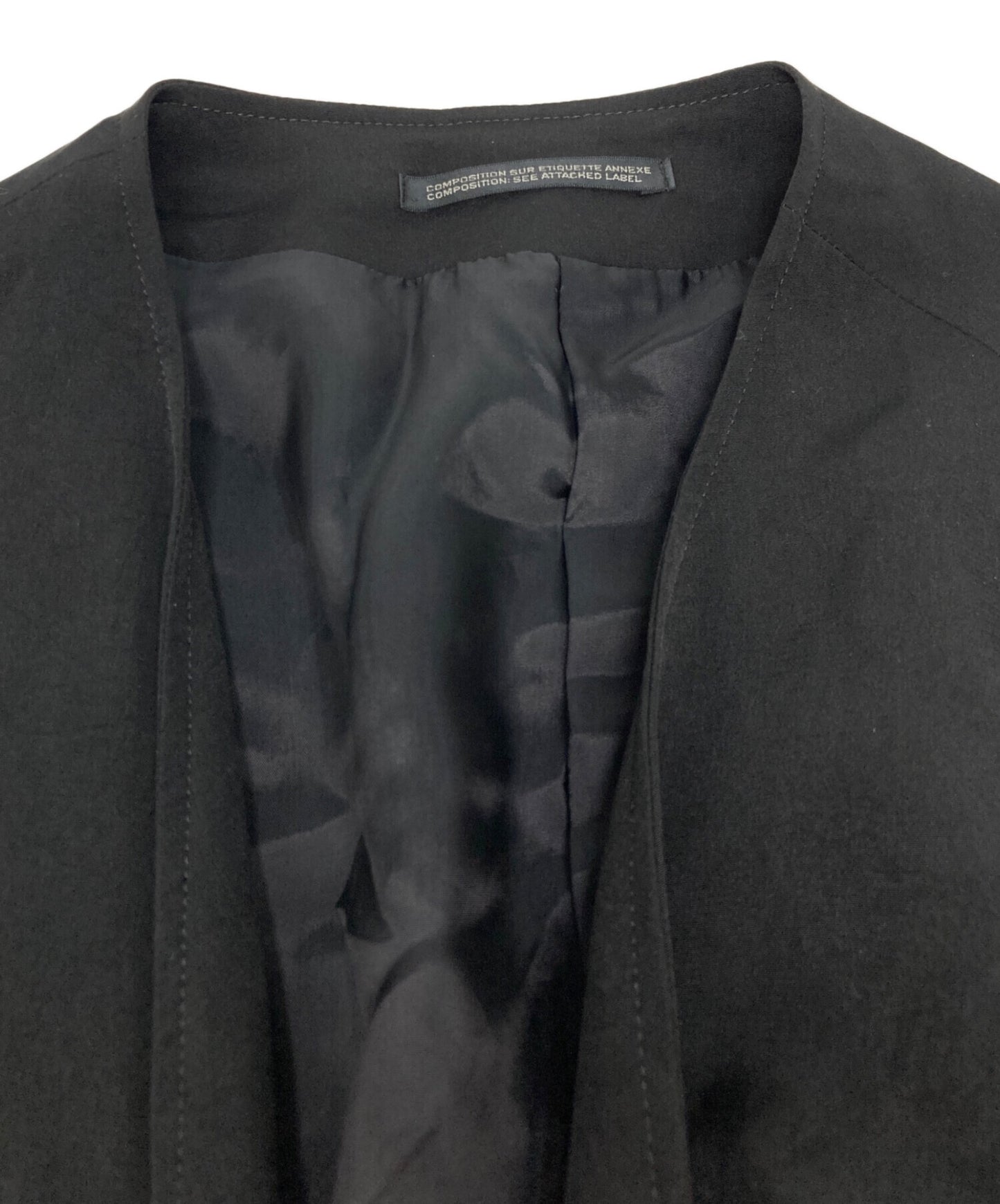 [Pre-owned] Yohji Yamamoto pour homme 24SS Collarless JKT / Collarless Jacket / Jackets / Outerwear HS-J10-500