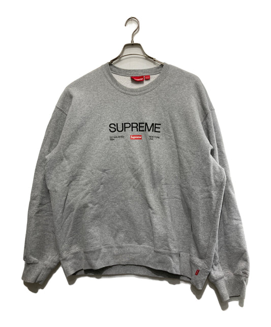 [Pre-owned] SUPREME Establish Crewneck/Istanbulish Crewneck/Logo Sweatshirt