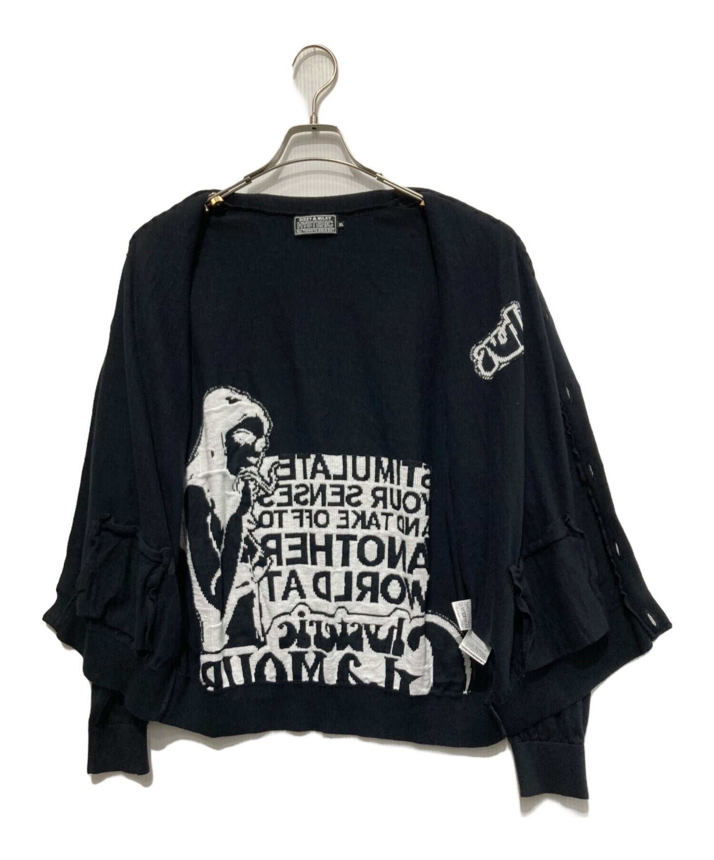 [Pre-owned] Hysteric Glamour 25SS SMOKING GIRL Jacquard Cardigan 02251ND03