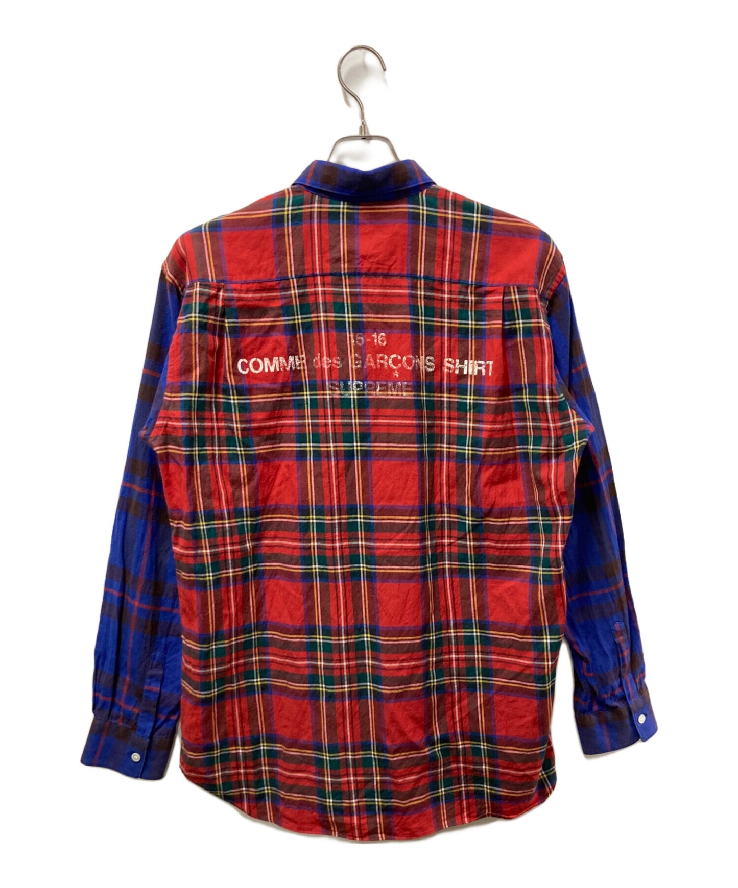 [Pre-owned] COMME des GARCONS SHIRT docking check shirt S1FW15