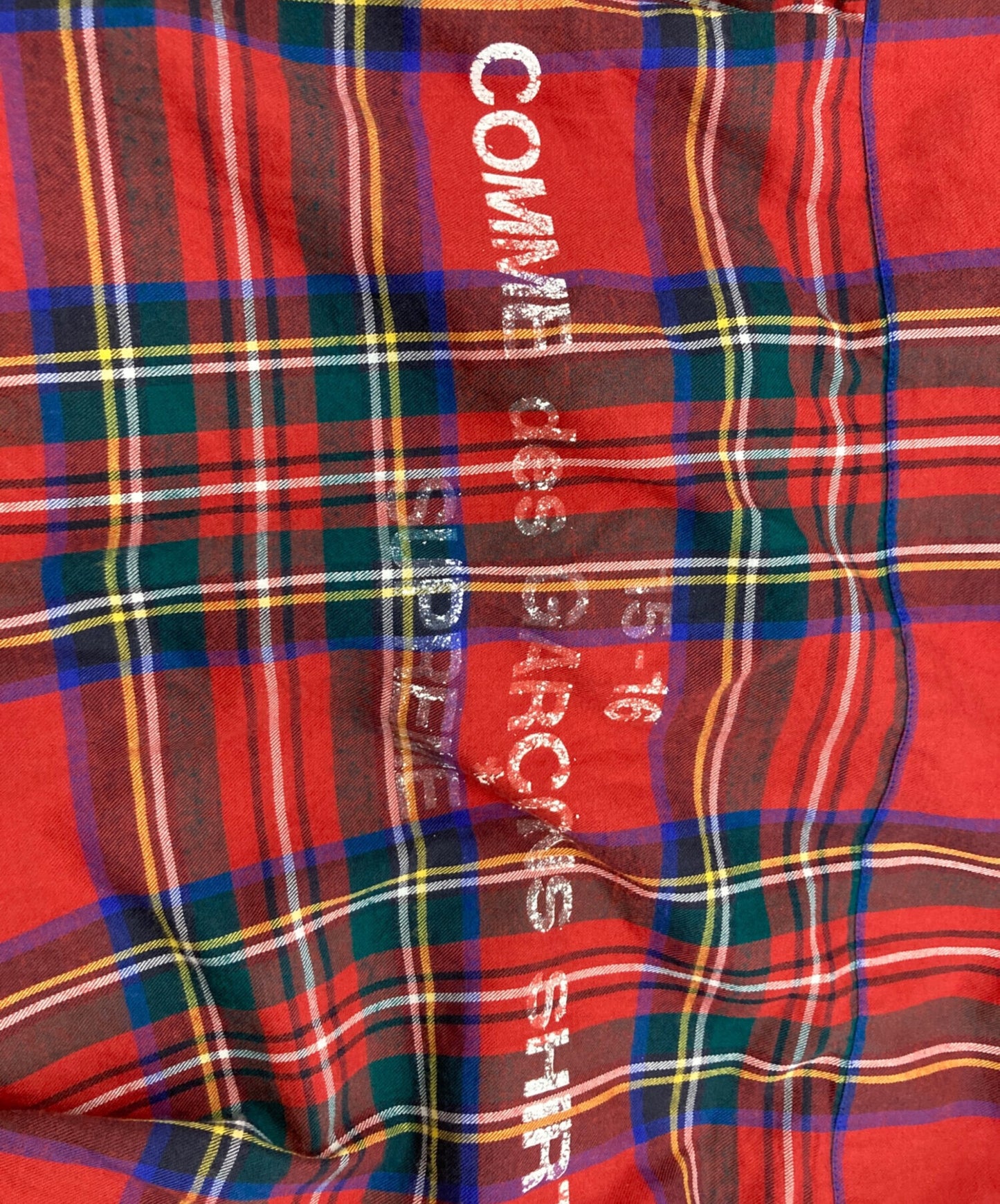 [Pre-owned] COMME des GARCONS SHIRT docking check shirt S1FW15