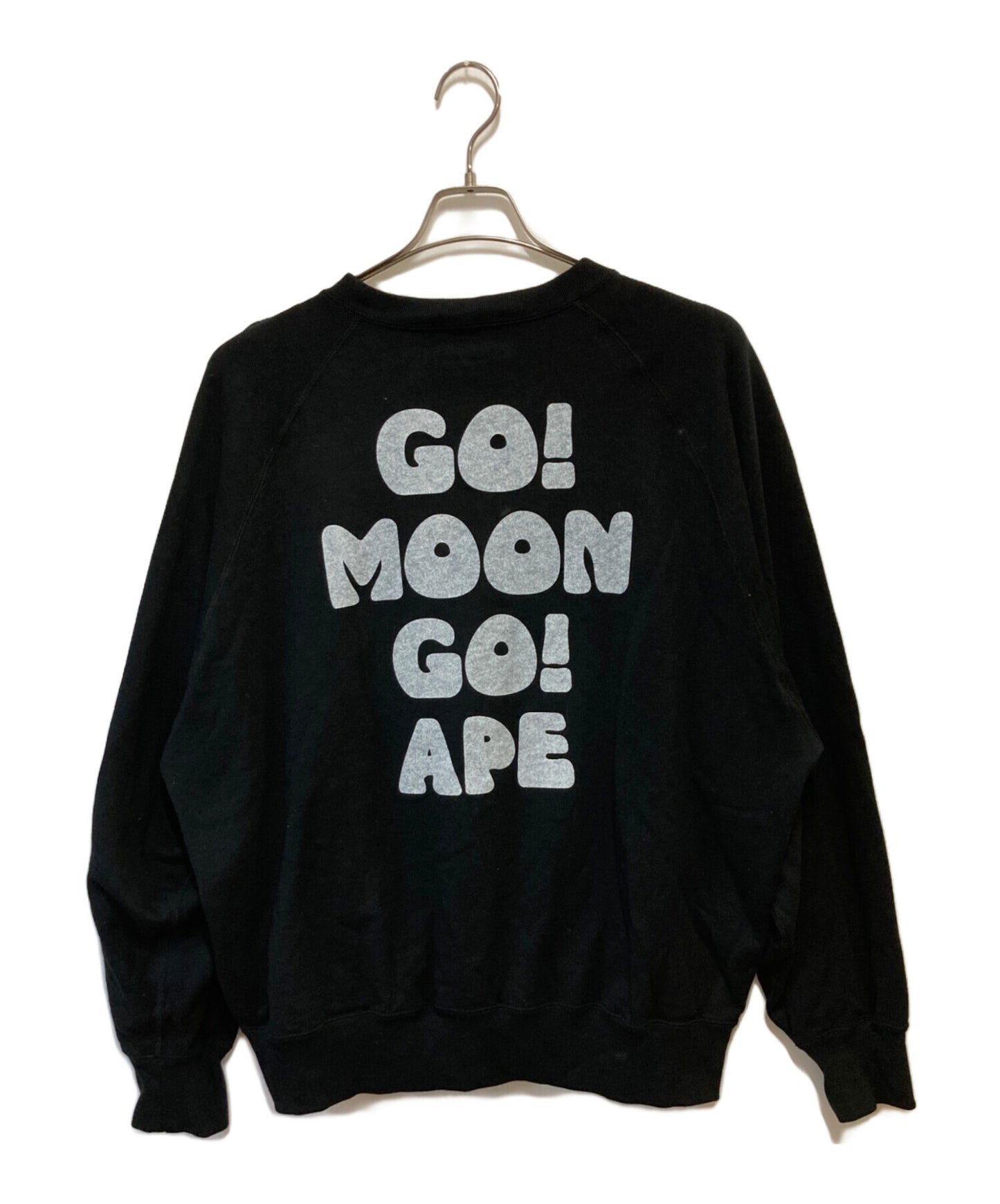 [Pre-owned] A BATHING APE ASTRONAUTS MILO RELAXED FIT CREWNECK SWEATSHIRT 002SWK701001F 002SWK701001F