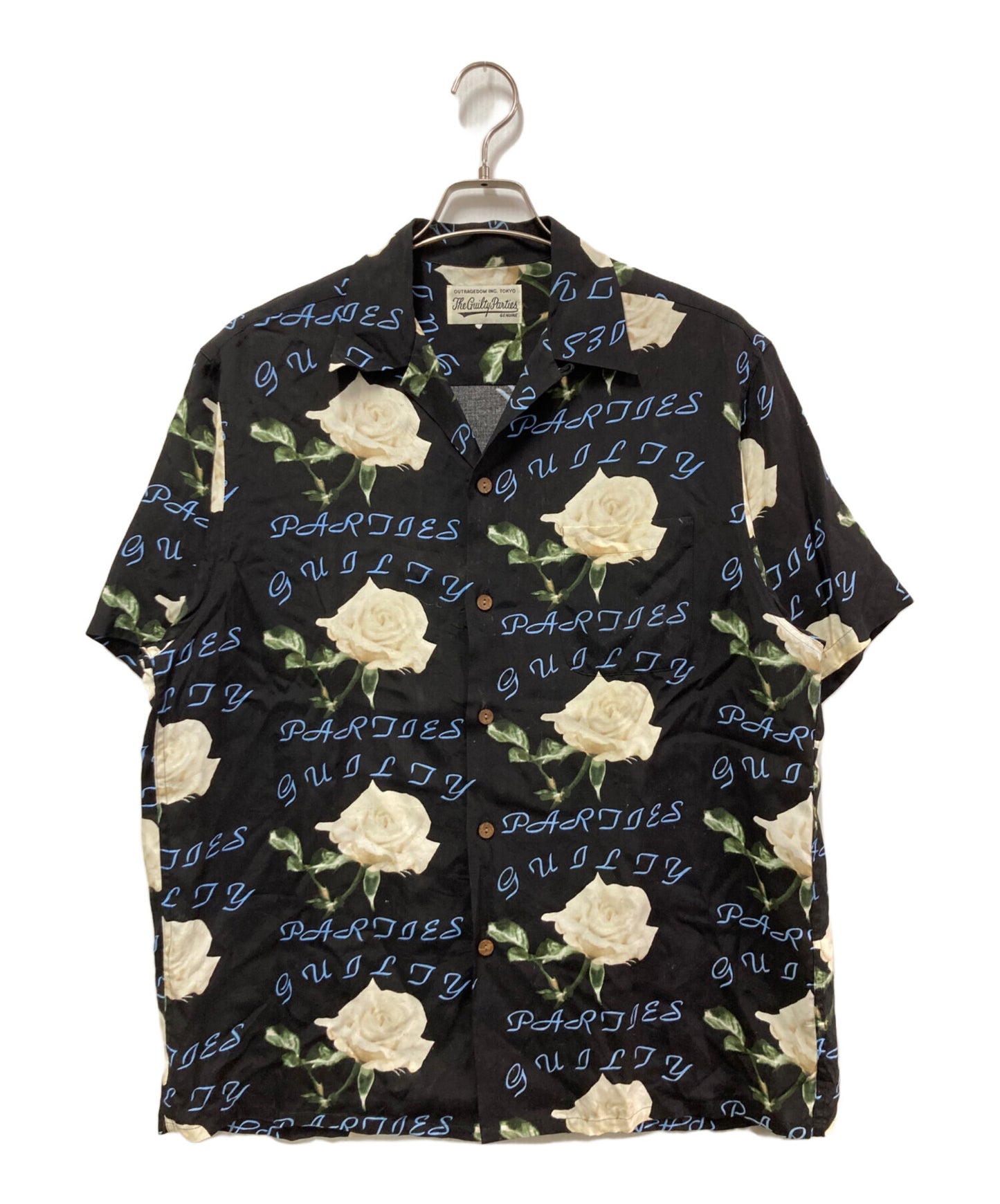[Pre-owned] WACKO MARIA Rose Aloha Shirt 21SS HAWAIIAN SHIRT S/S TYPE-3