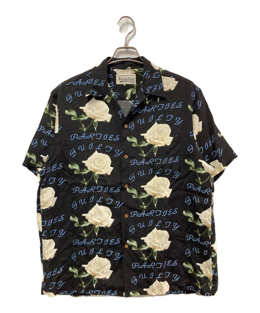 [Pre-owned] WACKO MARIA Rose Aloha Shirt 21SS HAWAIIAN SHIRT S/S TYPE-3