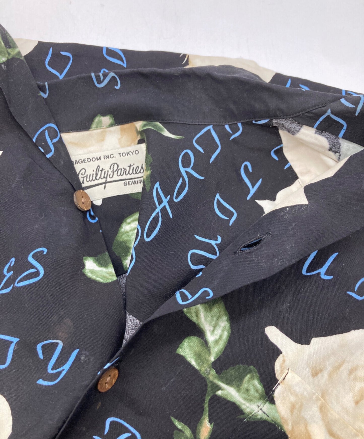 [Pre-owned] WACKO MARIA Rose Aloha Shirt 21SS HAWAIIAN SHIRT S/S TYPE-3