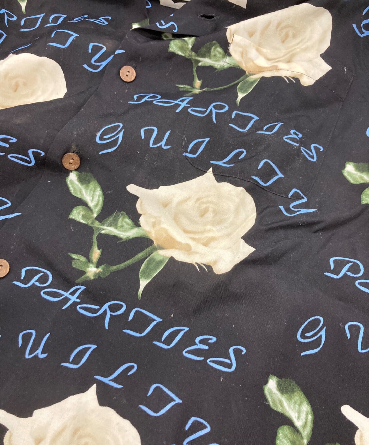 [Pre-owned] WACKO MARIA Rose Aloha Shirt 21SS HAWAIIAN SHIRT S/S TYPE-3