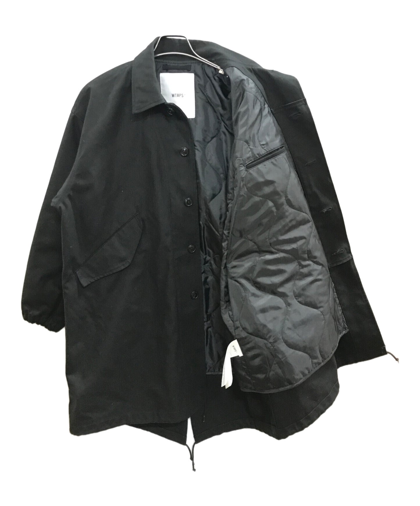 [Pre-owned] WTAPS Crossbones back print coat WTAPS 24AW model SMOCK / COAT / COTTON. SERGE 242WVDT-JKM03 242wvdt-jkm03