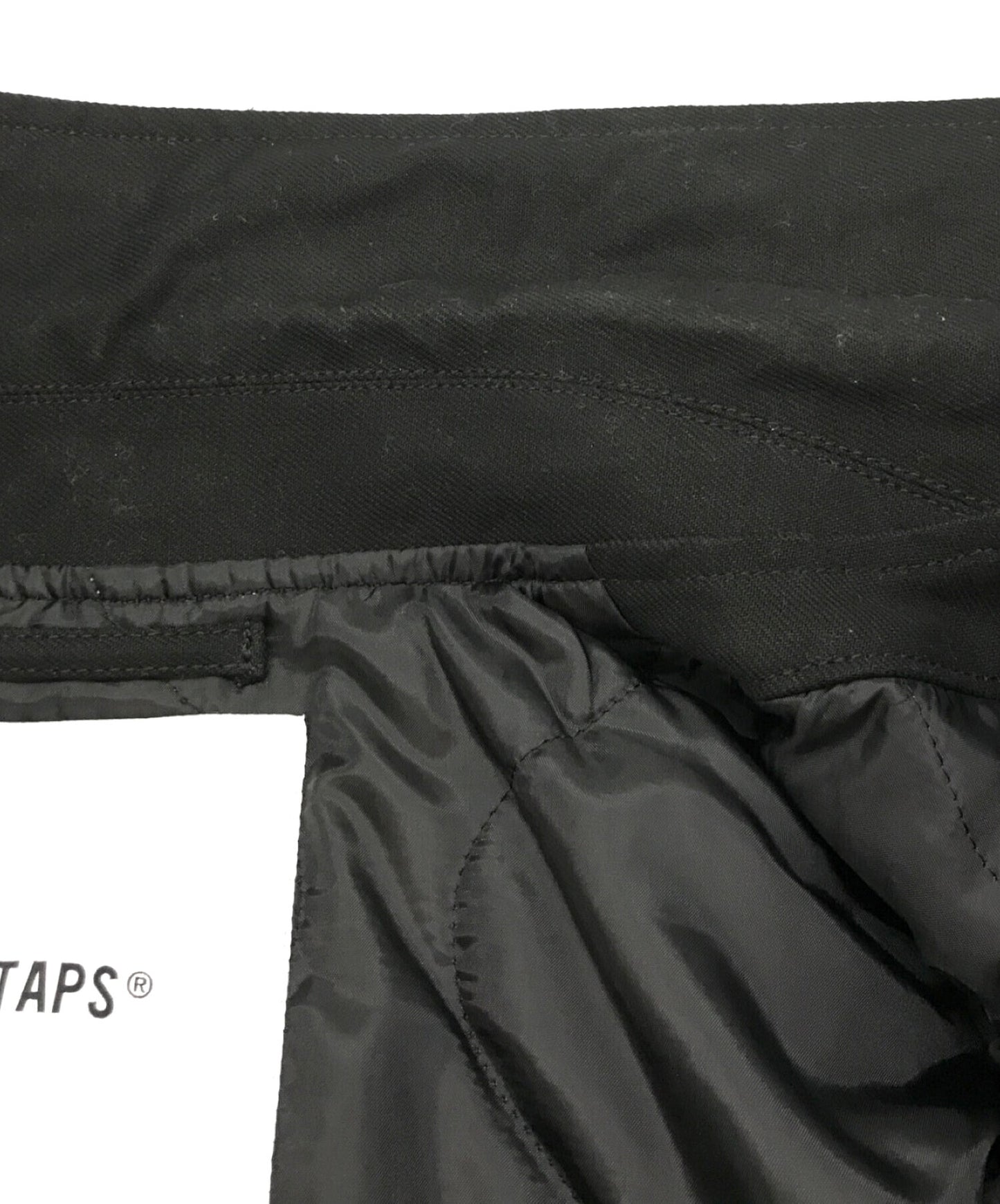 [Pre-owned] WTAPS Crossbones back print coat WTAPS 24AW model SMOCK / COAT / COTTON. SERGE 242WVDT-JKM03 242wvdt-jkm03