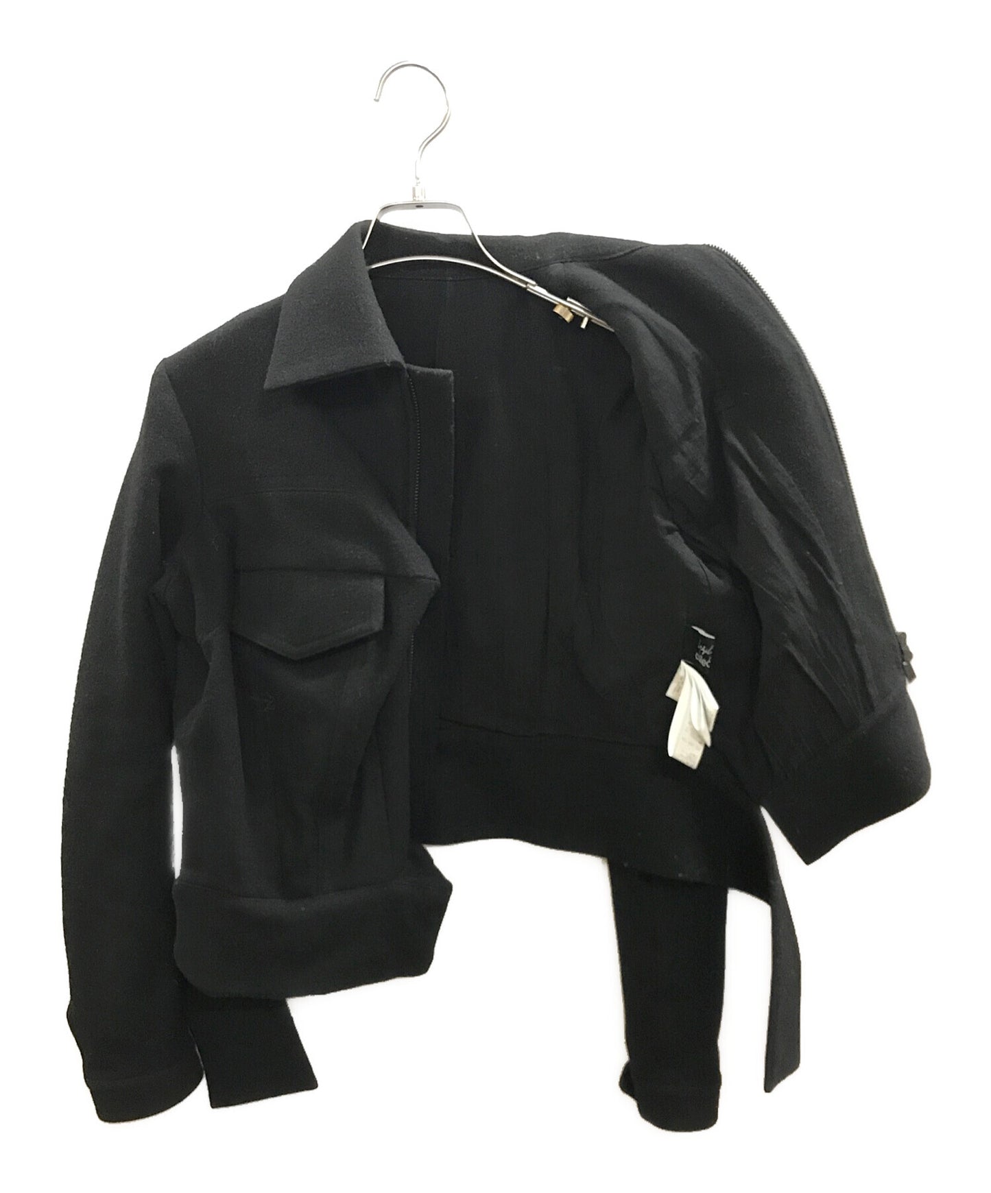 [Pre-owned] Yohji Yamamoto collections 1/16 FLANNEL L BOX DETAIL BLOUSON F0-J66-104