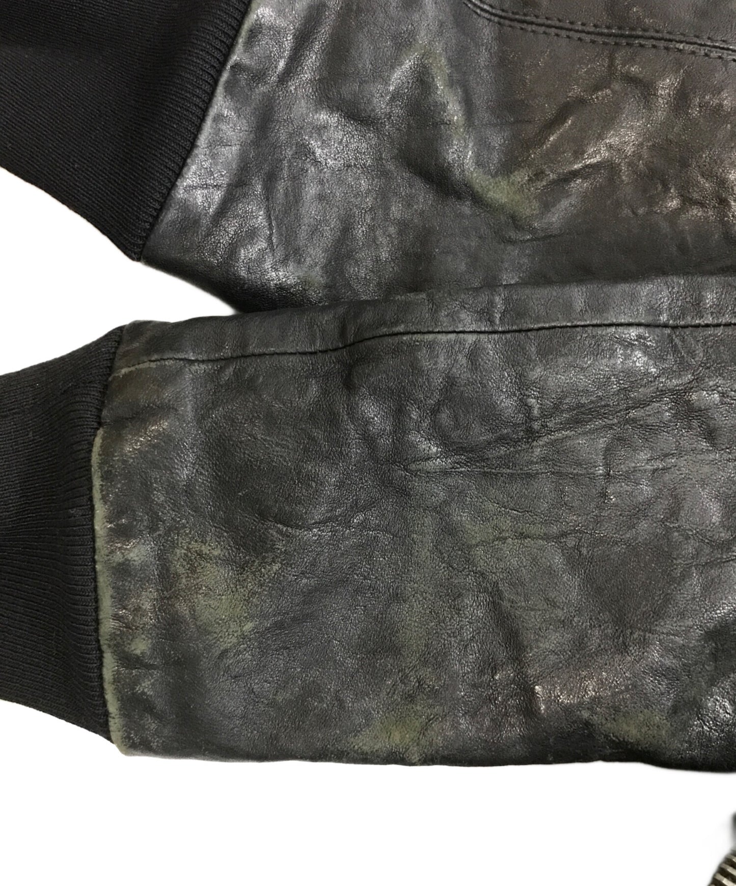 [Pre-owned] RICK OWENS High Neck Leather Jacket RICK OWENS RU4761 CRUST Period 09AW RU4761