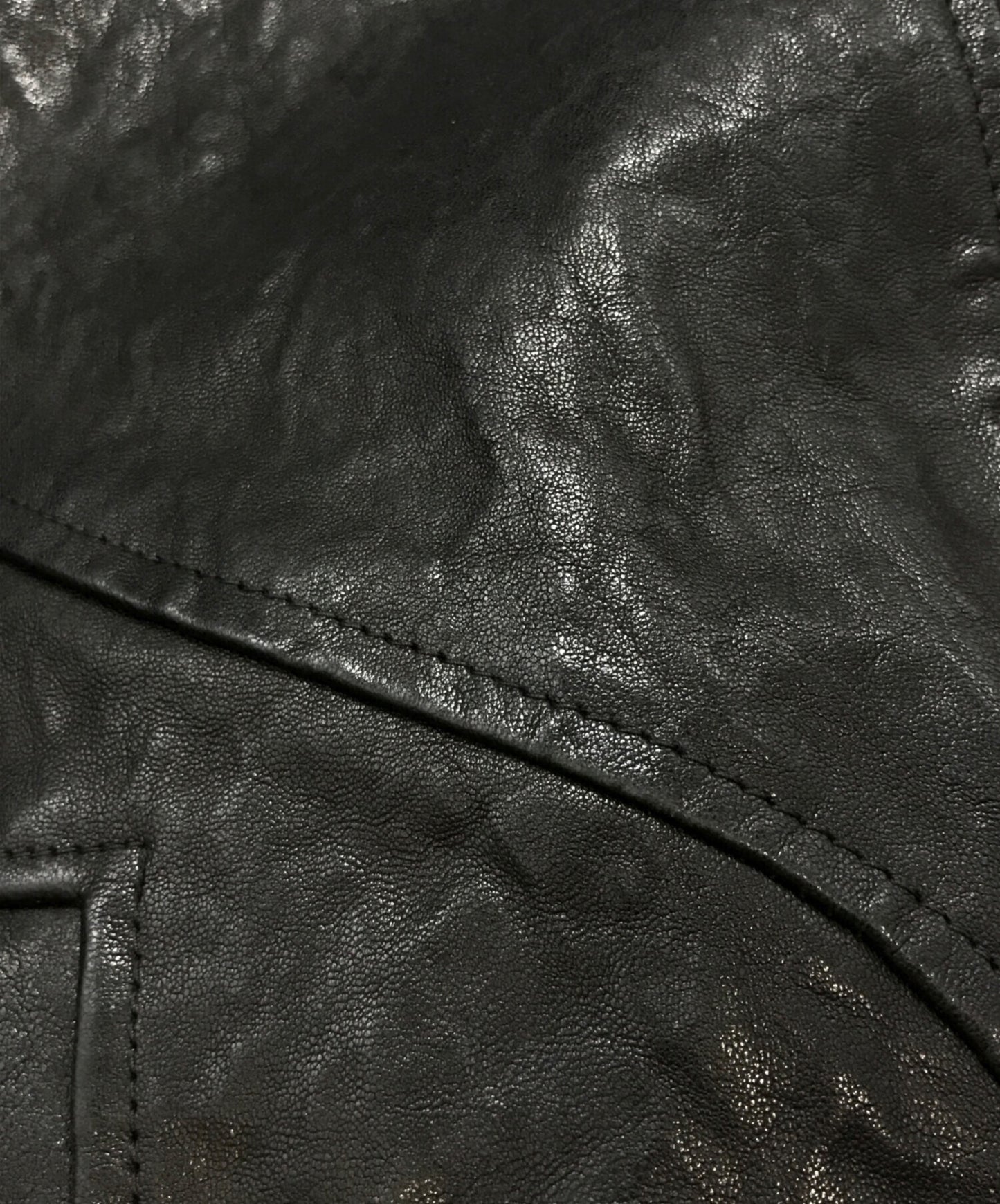 [Pre-owned] RICK OWENS High Neck Leather Jacket RICK OWENS RU4761 CRUST Period 09AW RU4761