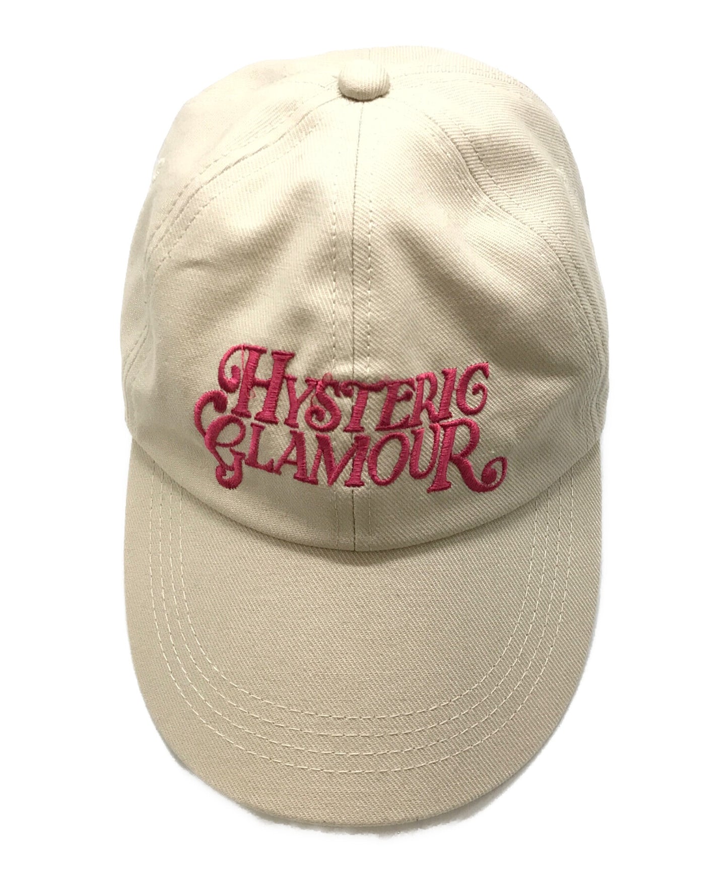 [Pre-owned] Hysteric Glamour WICKED Embroidery Low Cap 01212QH01 Hysteric Glamour 01212QH01