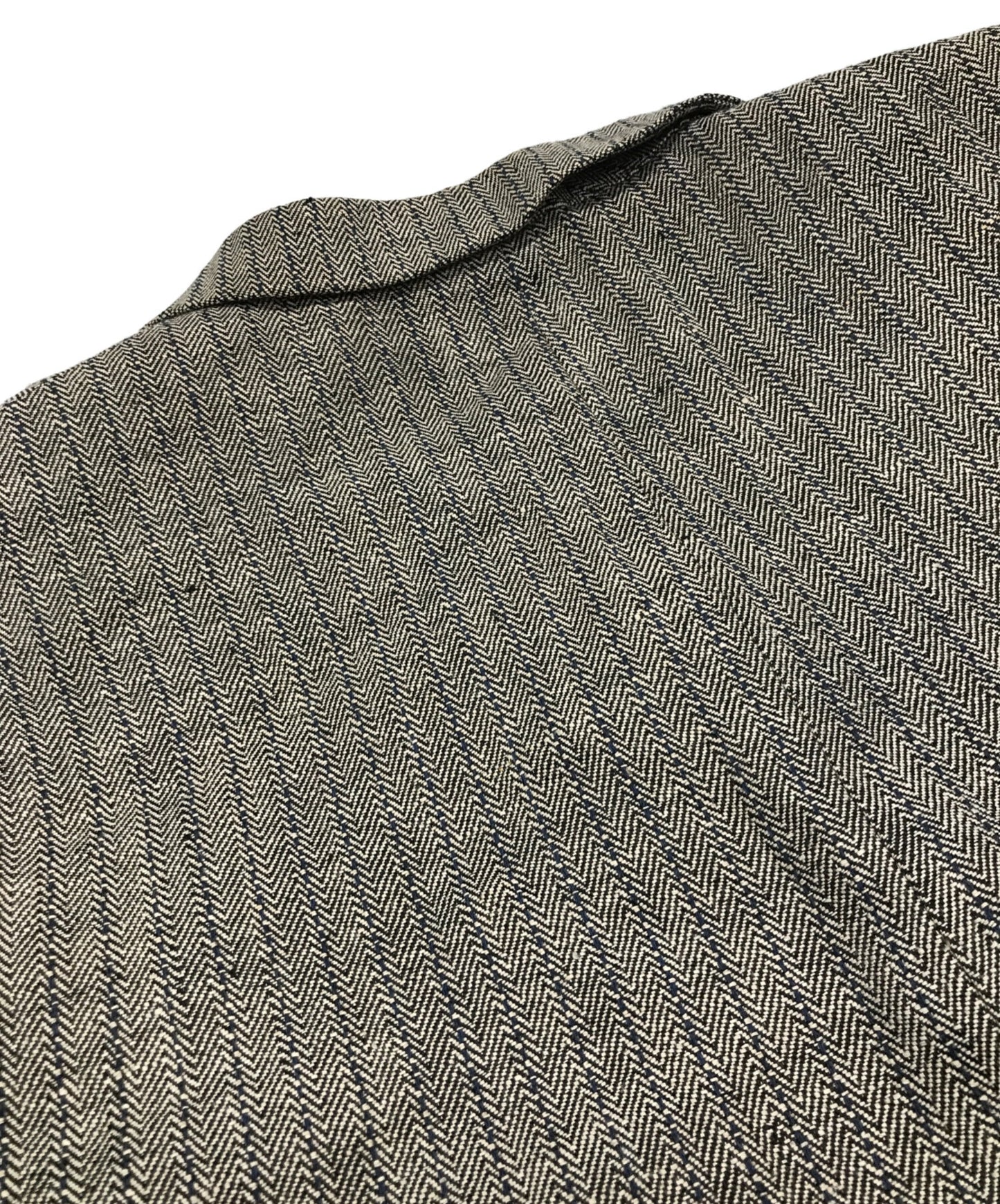 [Pre-owned] COMME des GARCONS HOMME Linen-blend herringbone jacket HJ-02036M