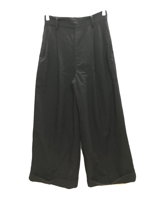 [Pre-owned] REGULATION Yohji Yamamoto GABARDINE R-2 TUCK BAGGY PANTS/Regulation Yohji Yamamoto/FB-P56-100 FB-P56-100