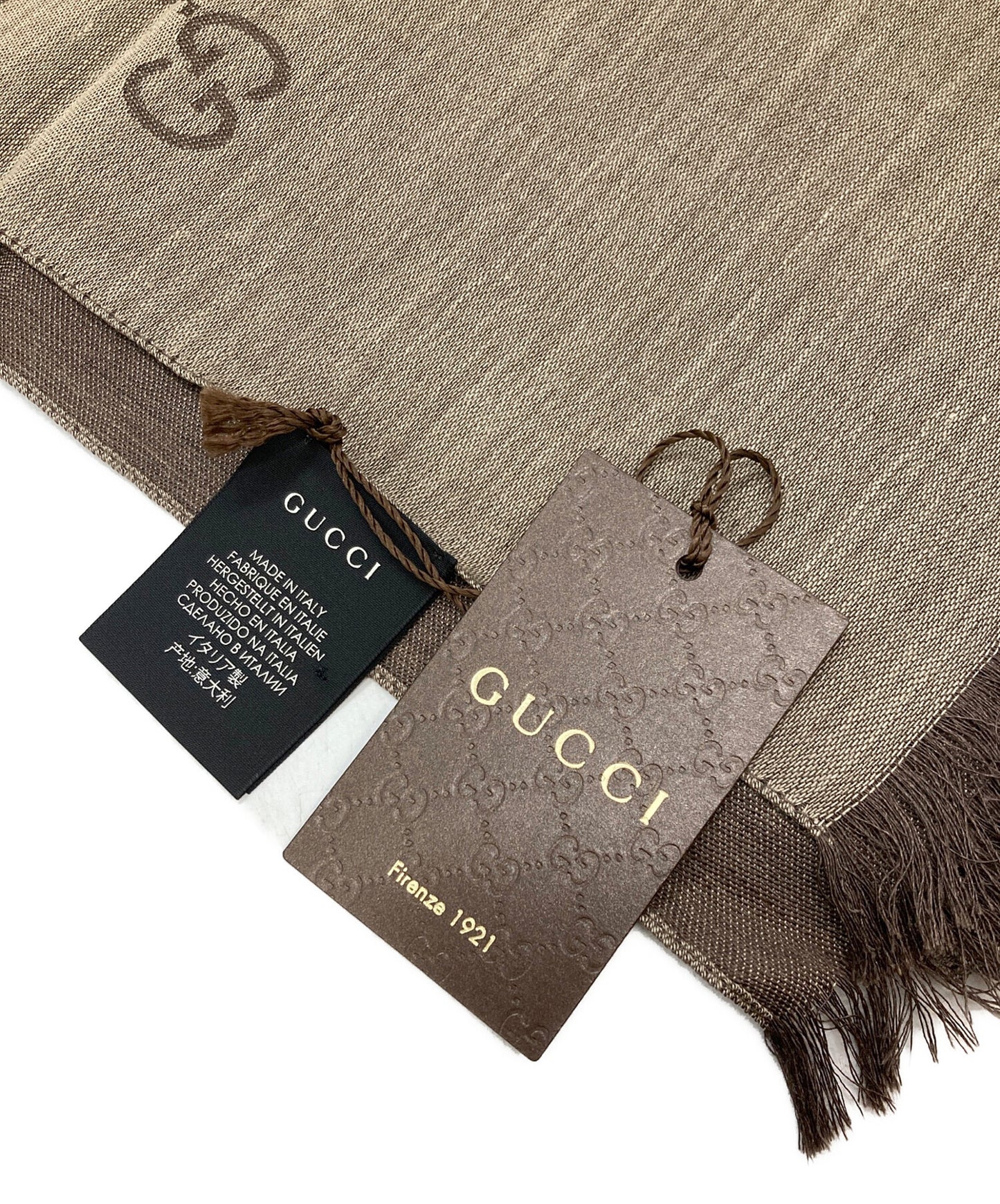 [Pre-owned] GUCCI GG all-over patterned scarf / Gucci / 165904 165904