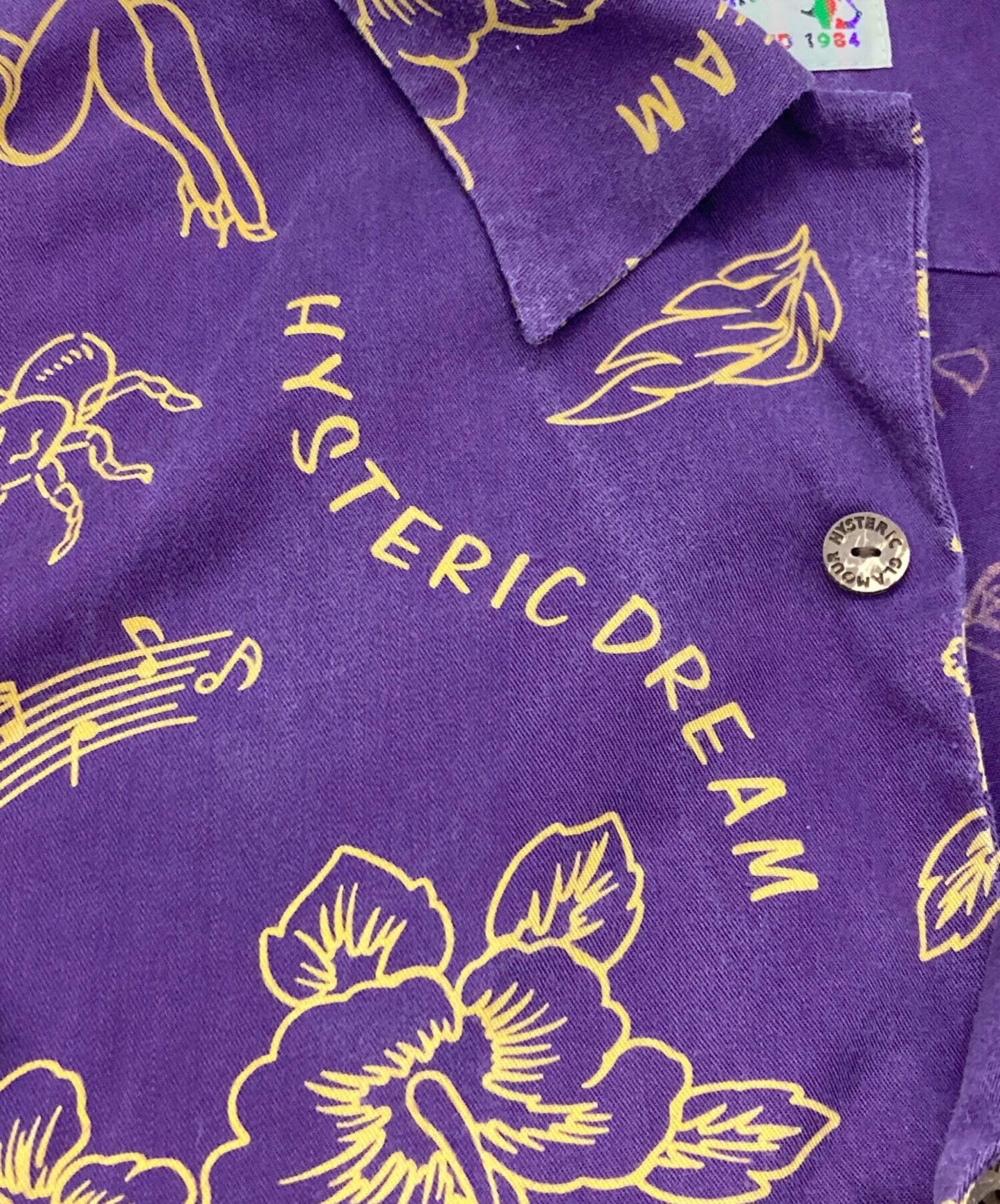 [Pre-owned] Hysteric Glamour Open collar shirt / Hysteric Glamour / 02191AH04 02191AH04