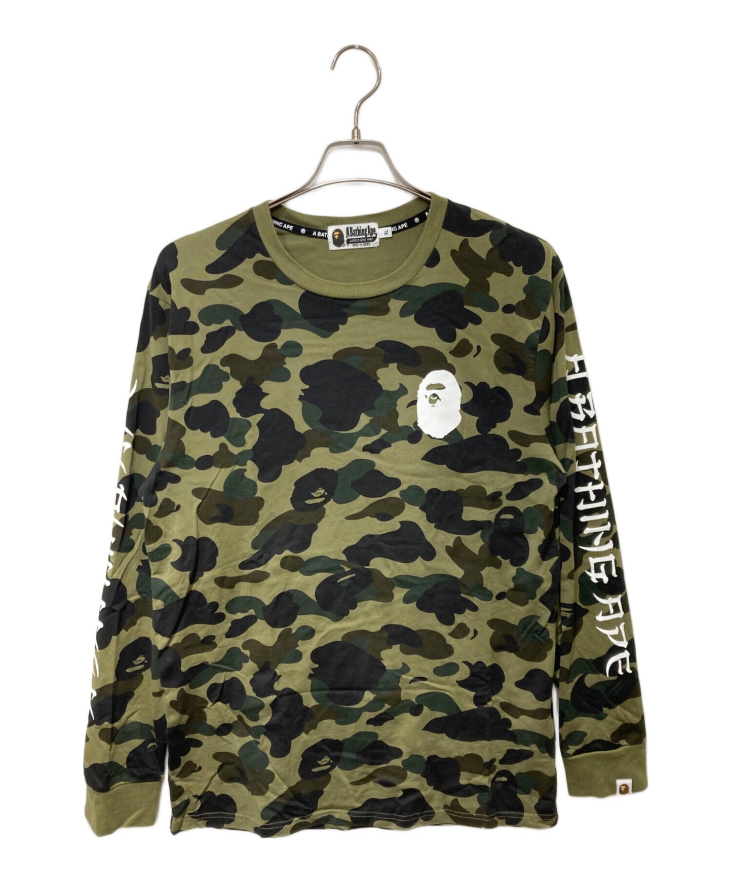 [Pre-owned] A BATHING APE Camouflage Long Sleeve Cut and Sewn / Abasing Ape / 001LTF801001X 001ltf801001x