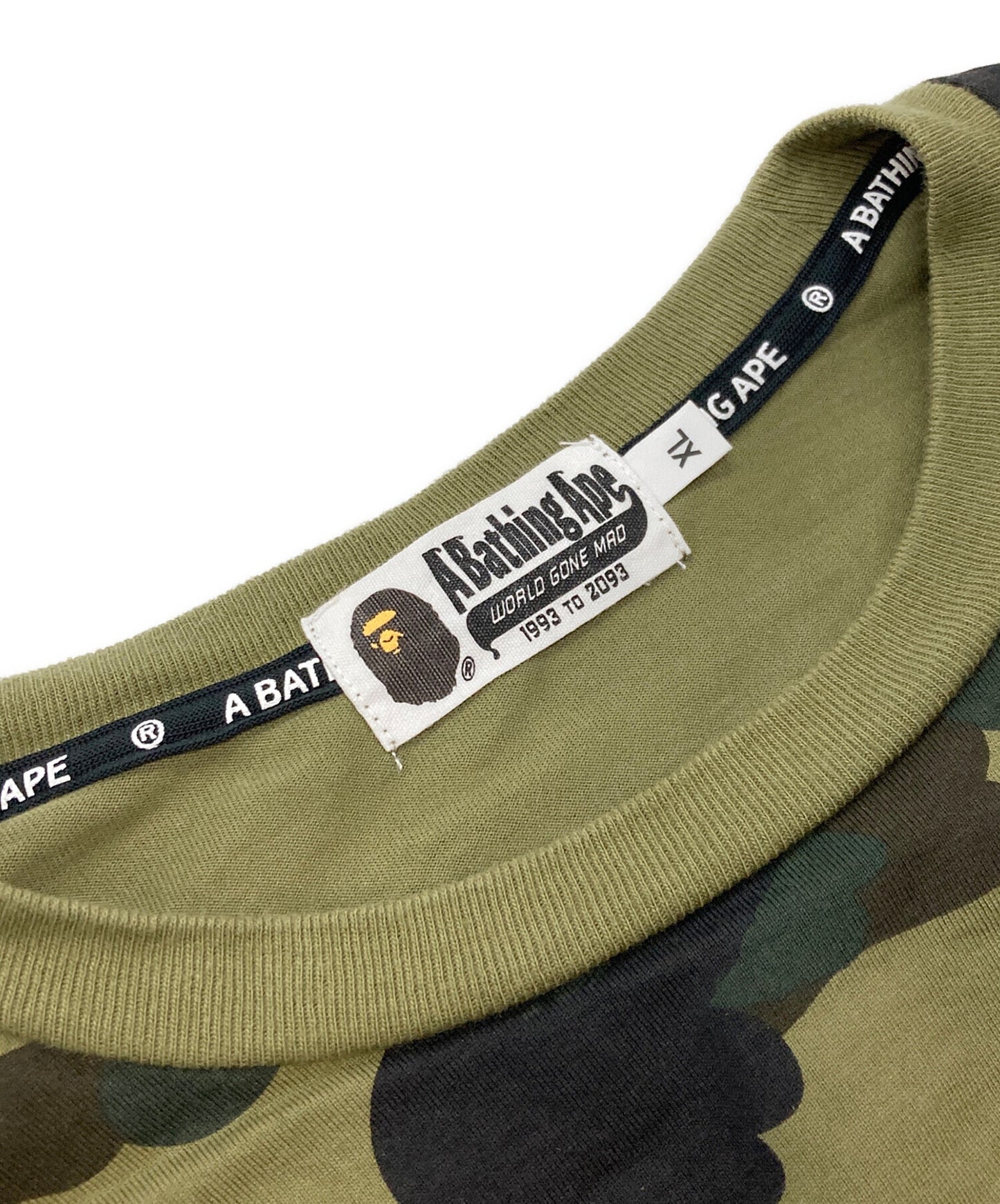 [Pre-owned] A BATHING APE Camouflage Long Sleeve Cut and Sewn / Abasing Ape / 001LTF801001X 001ltf801001x