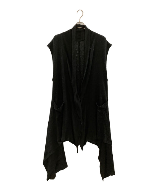 [Pre-owned] GROUND Y Draped Long Knit Vest/Ground Yi/GV-D03-600 GV-D03-600