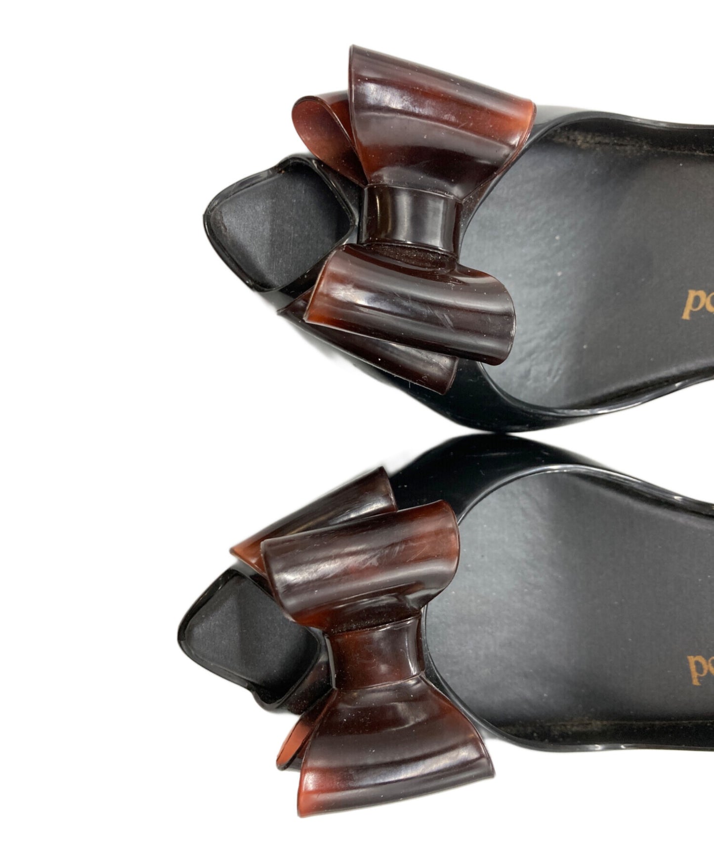 [Pre-owned] VIVIENNE WESTWOOD ANGLOMANIA+melissa Rubber Heel Pumps / Vivienne Westwood Anglomania Melissa