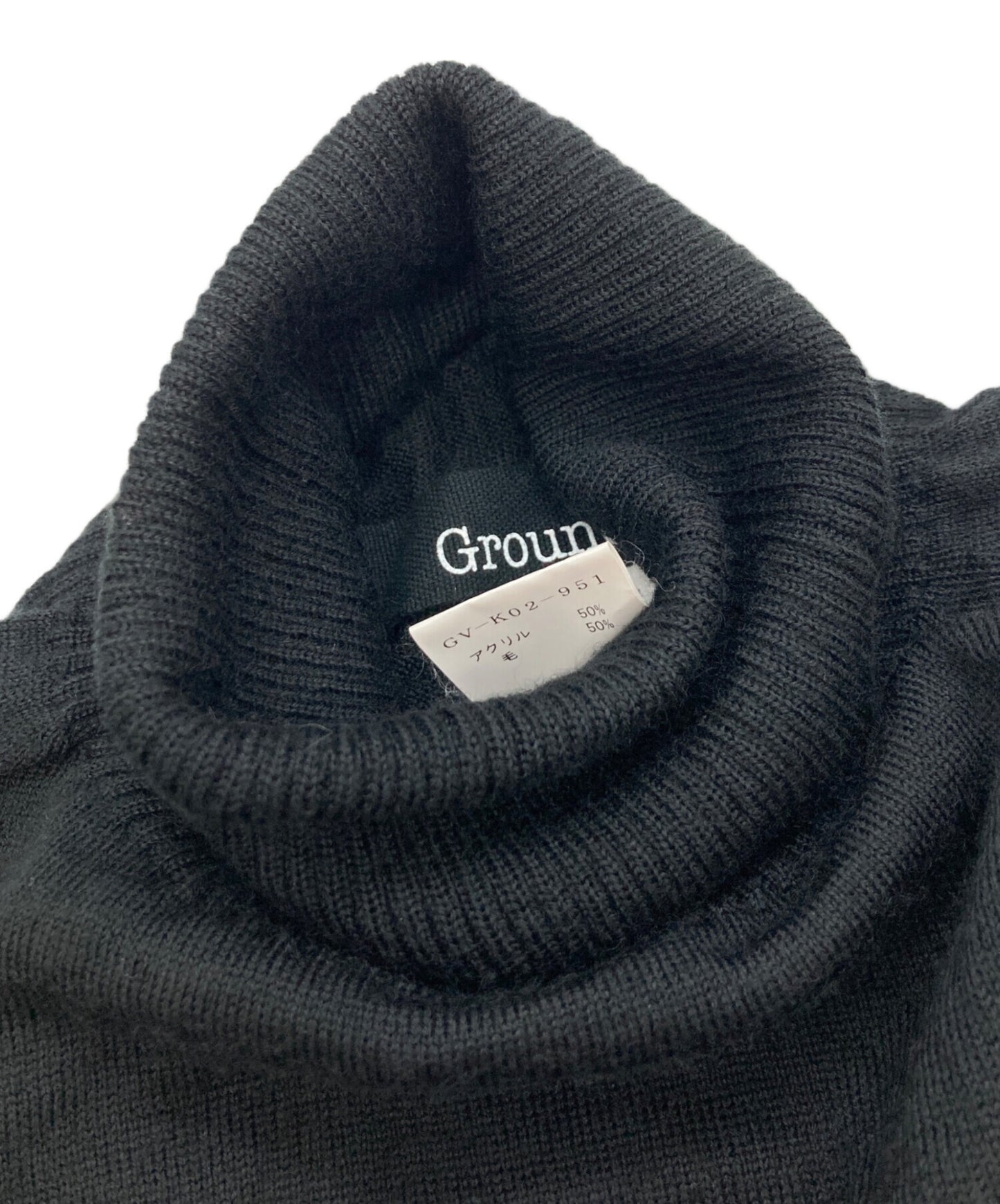 [Pre-owned] GROUND Y Turtleneck Long Knit/Ground Yi/GV-K02-951 GV-K02-951