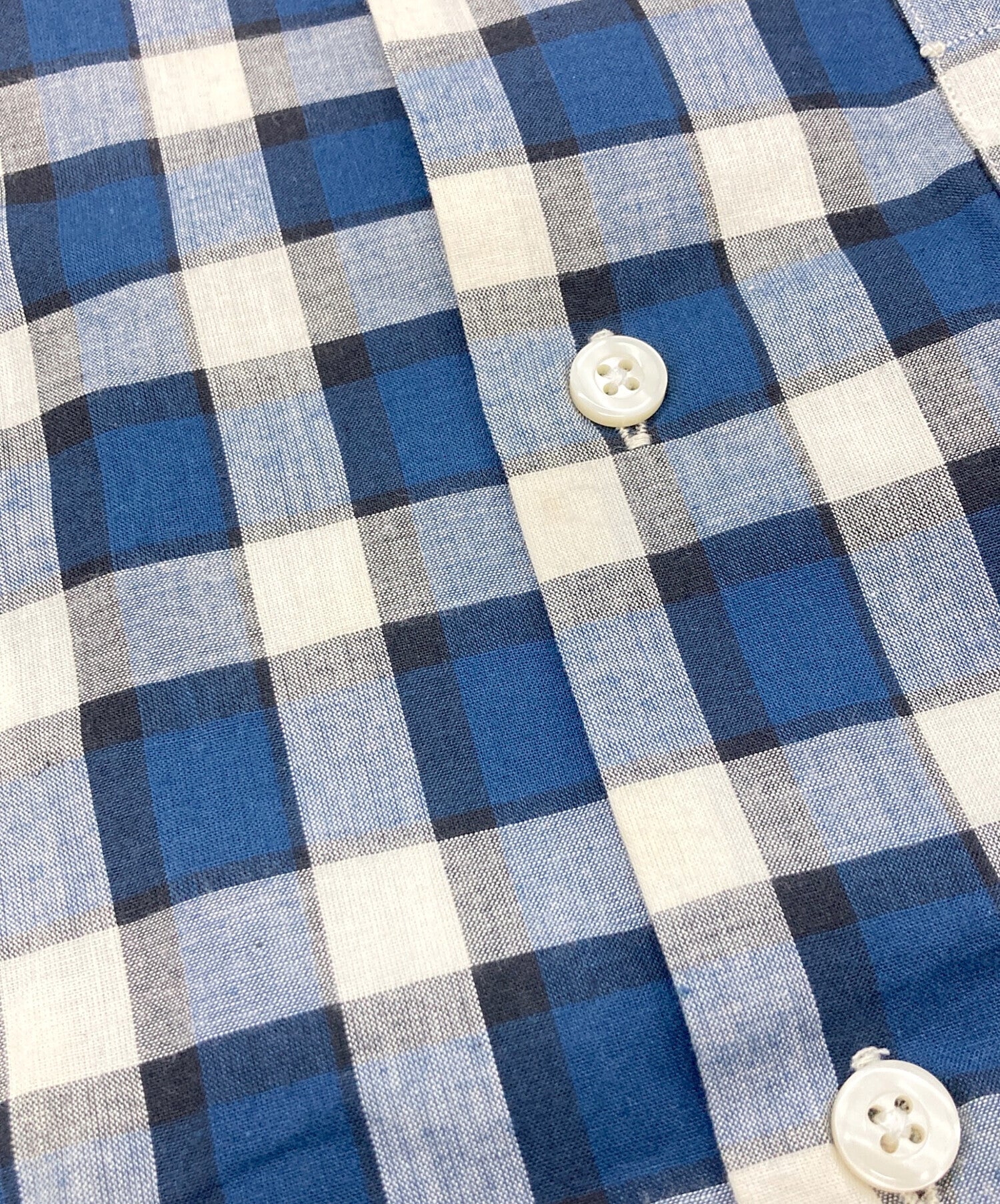 Pre-owned] WACKO MARIA Open Collar Check Shirt / Wacomaria