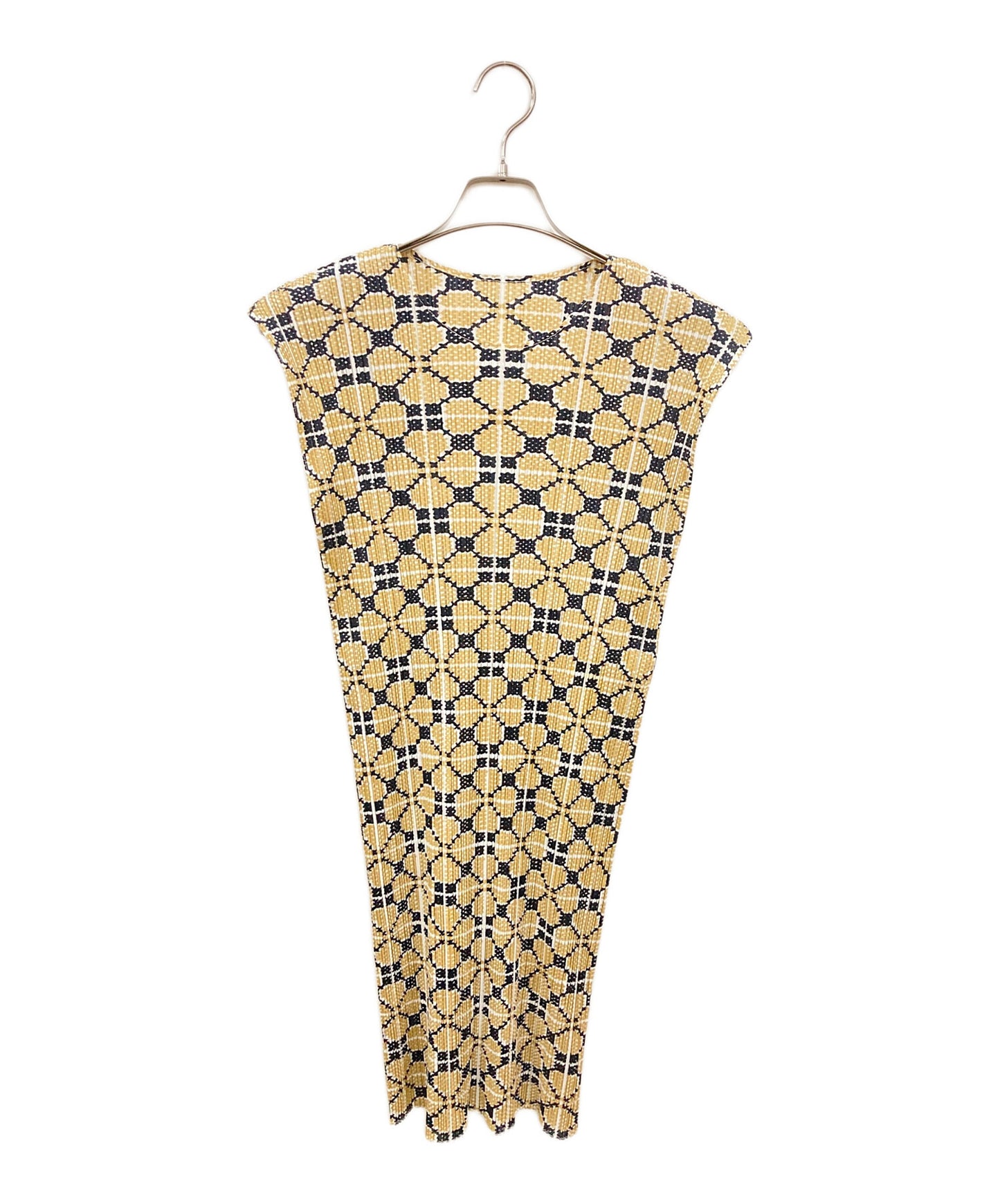 [Pre-owned] PLEATS PLEASE Transfer Print Dress PP82-JH576