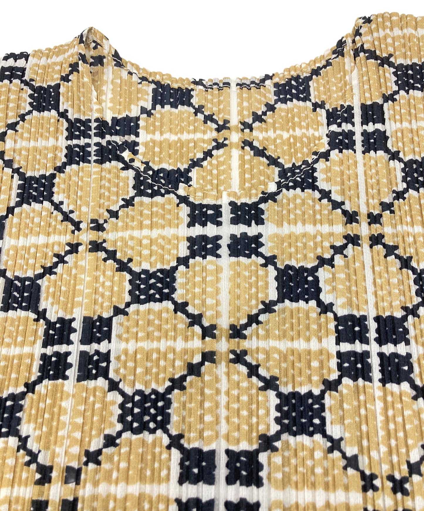 [Pre-owned] PLEATS PLEASE Transfer Print Dress PP82-JH576