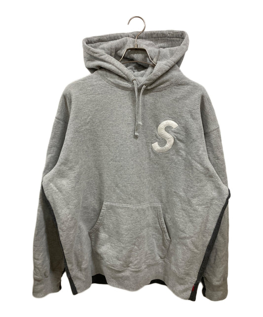 [Pre-owned] SUPREME S Logo Split Hooded Sweatshirt