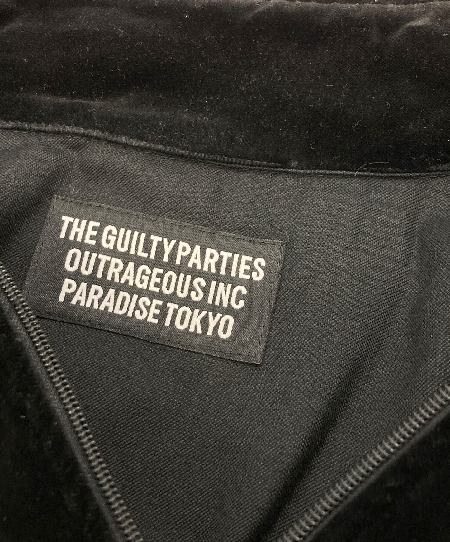 [Pre-owned] WACKO MARIA VELVET TRACK JACKET