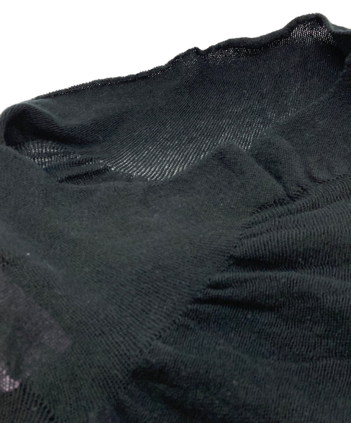 [Pre-owned] YOHJI YAMAMOTO Knit WG Gather French Slv Po FP-K19-090