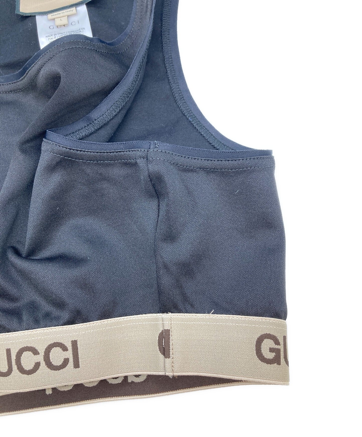 [Pre-owned] GUCCI three-breast stop 672401 XJDS6