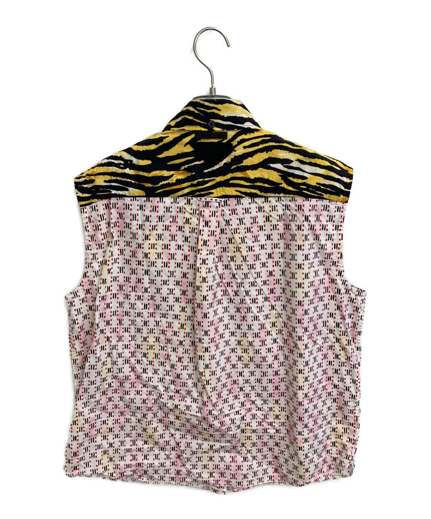 [Pre-owned] PRADA Sleeveless studded shirt P460CR