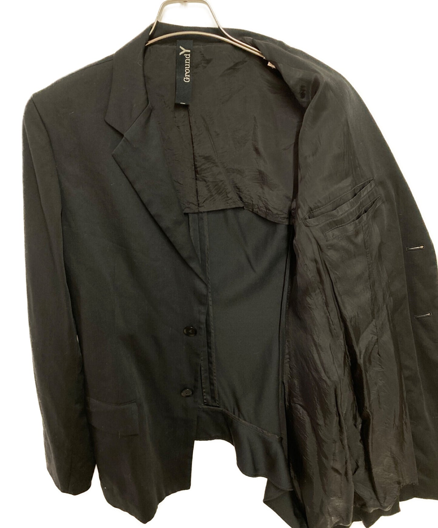 [Pre-owned] GROUND Y asymmetric jacket GO-J01-100