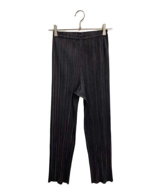 [Pre-owned] PLEATS PLEASE Pleated Stripe Pants PP14-JF794
