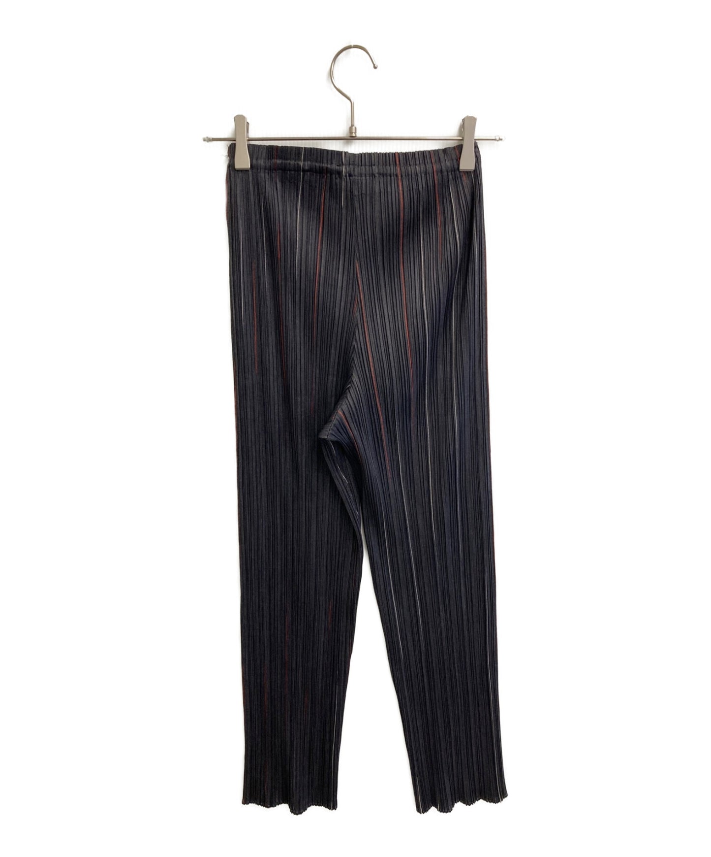 [Pre-owned] PLEATS PLEASE Pleated Stripe Pants PP14-JF794