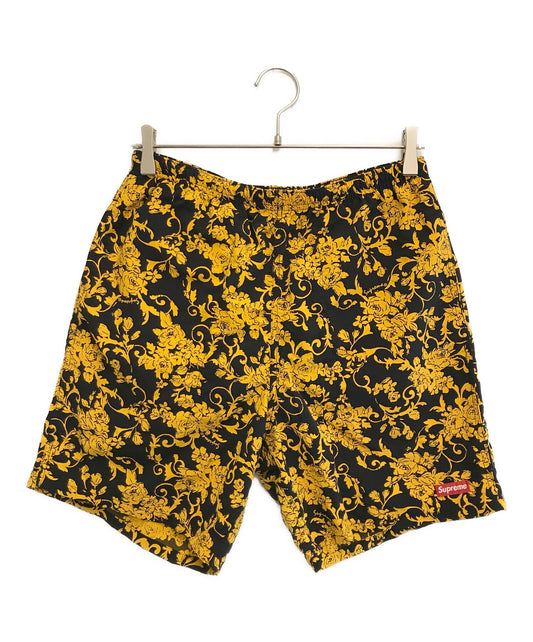 [Pre-owned] SUPREME Nylon Water Short Black Floral