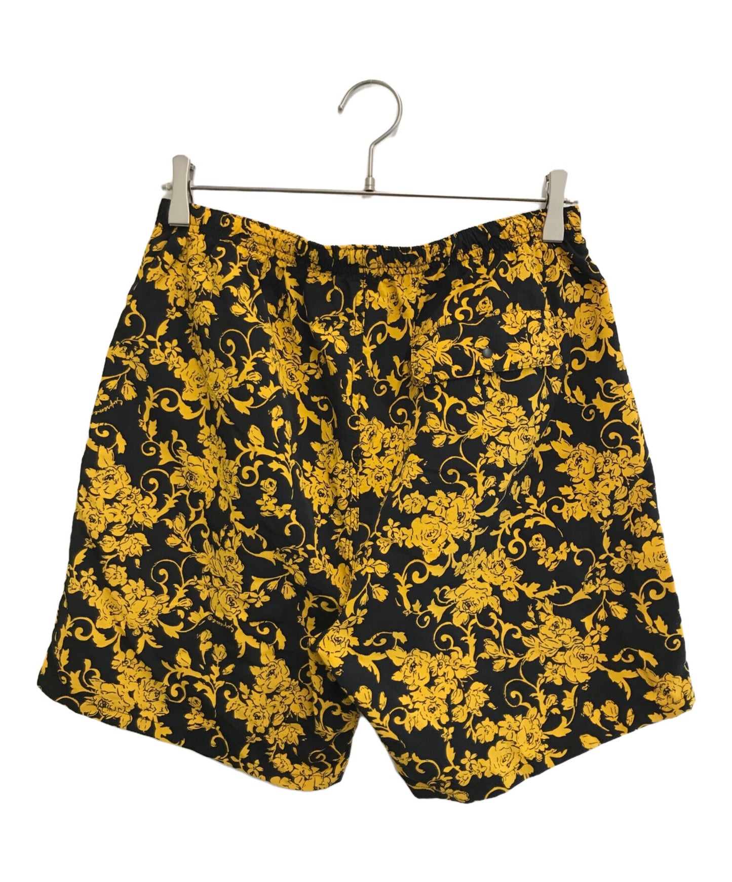 [Pre-owned] SUPREME Nylon Water Short Black Floral