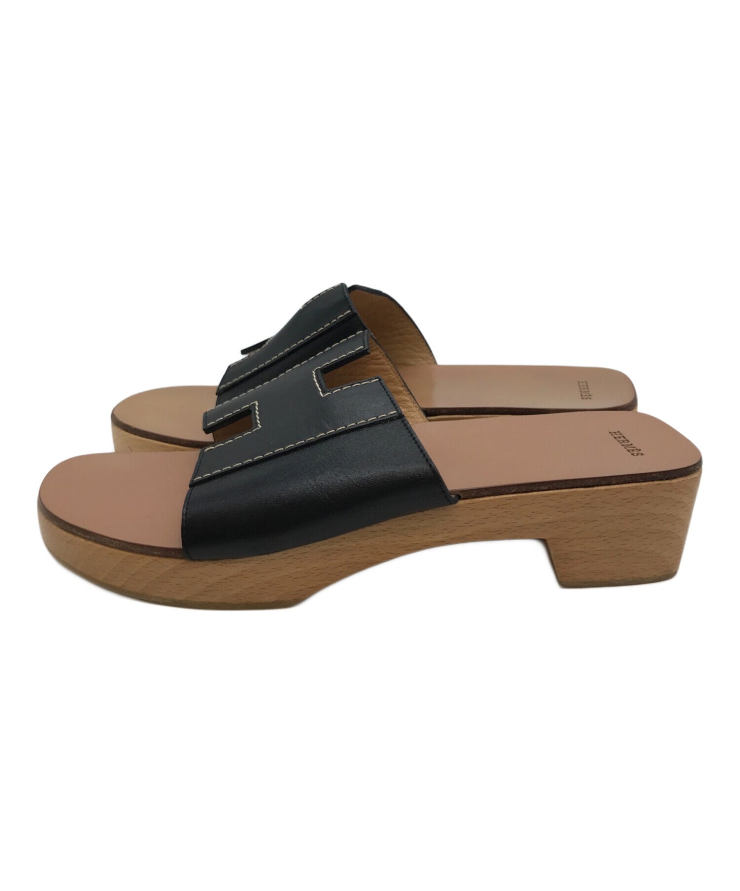 [Pre-owned] HERMES Kevlar Toile H Sandal