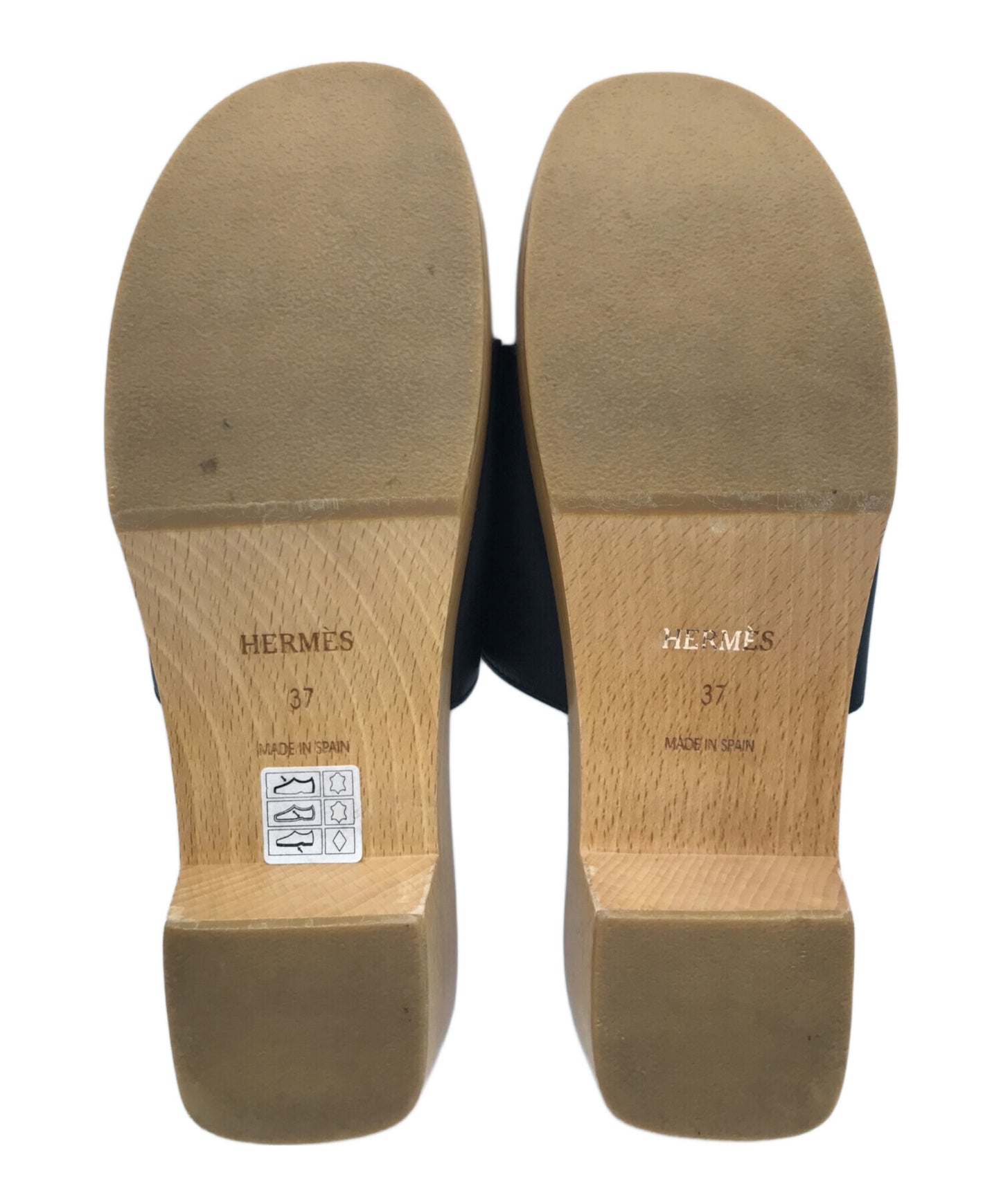 [Pre-owned] HERMES Kevlar Toile H Sandal